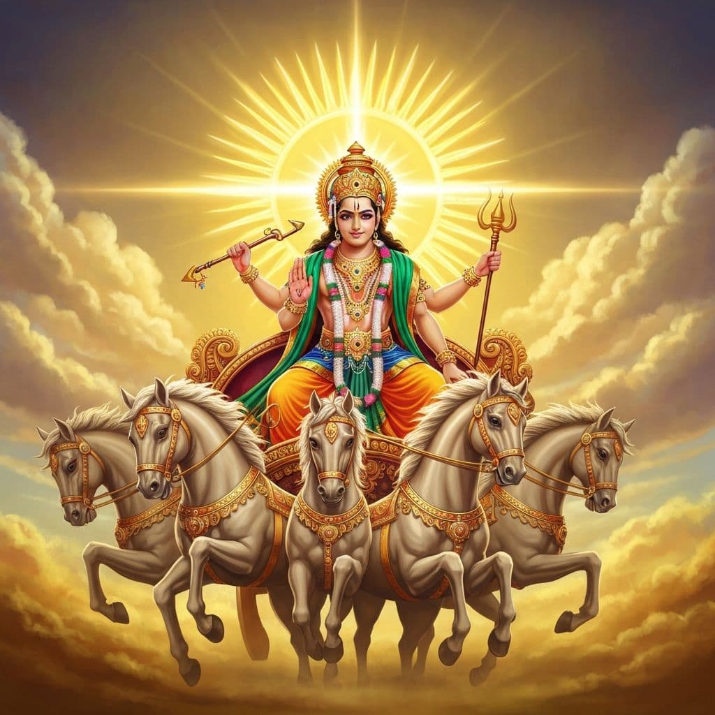 Surya Dev - Lord Sun, ruler of planets and astrology